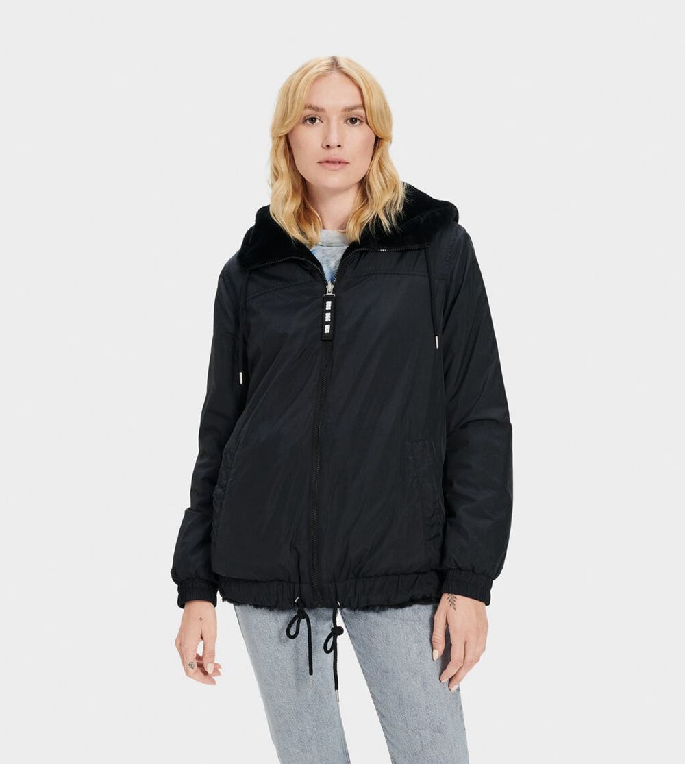 Ugg Hoodie Canada - Ugg Women's Kayleigh Reversible Black